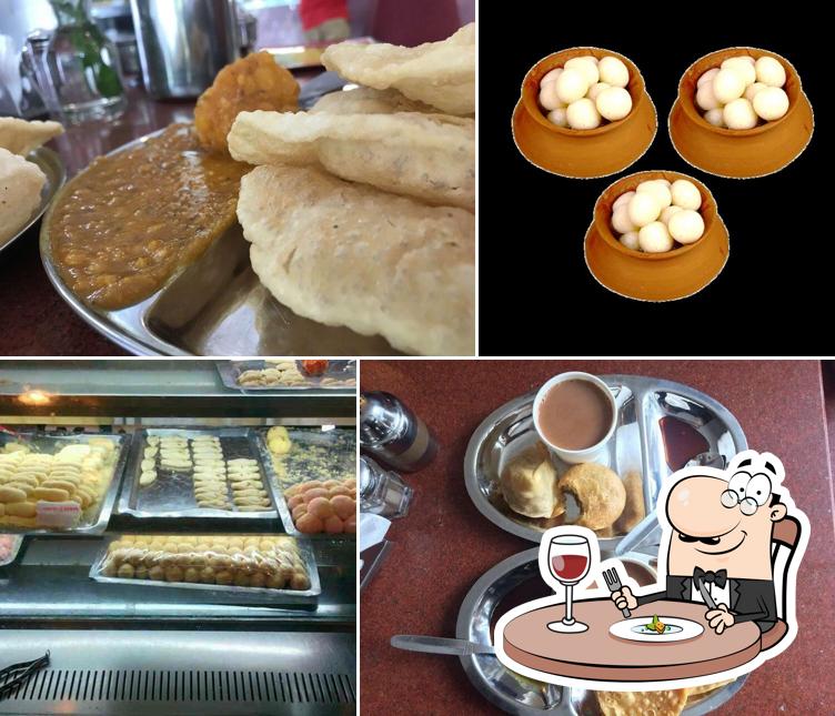 Meals at K. C. Das