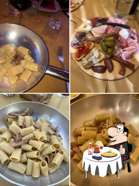 Piatto di formaggi al La Fraschetta Romana