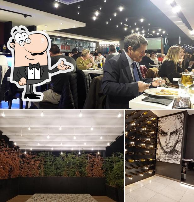 La foto della interni e vino di PizzaRound - Curno