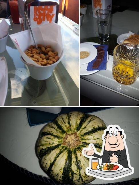 Cibo al Roof & Sky Asteco e cielo