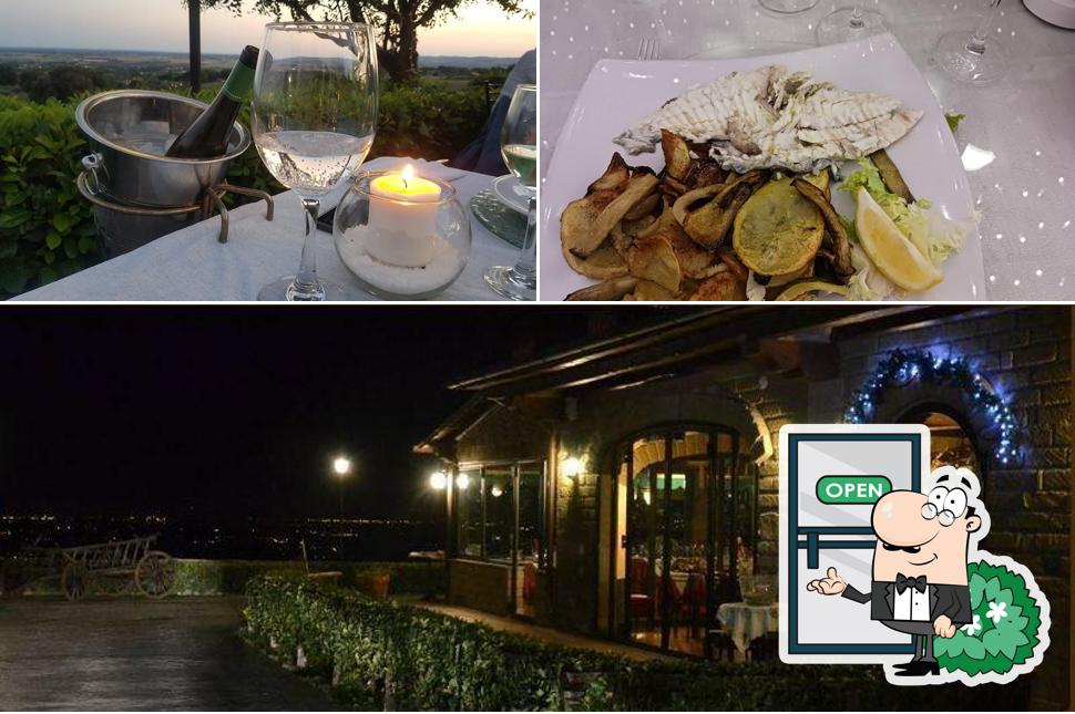 Tra le varie cose da Ristorante Le Due Lune si possono trovare la esterno e cibo
