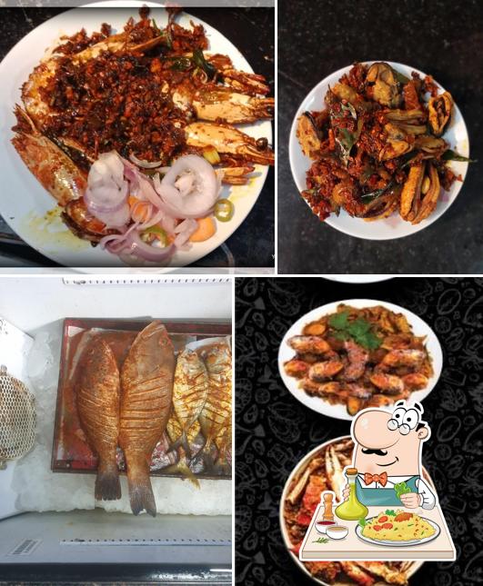 Food at Malik family restaurant