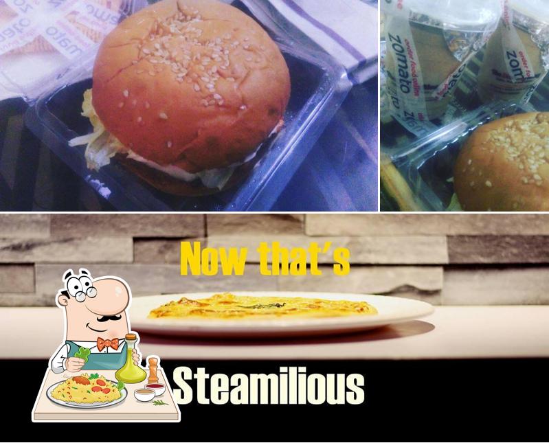 Food at The Steamy Mug