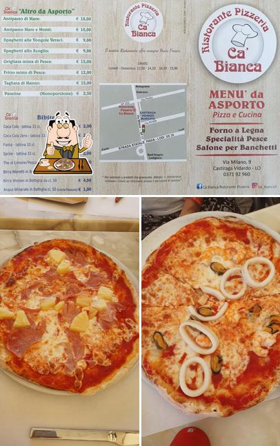 Ordina tra le svariate varianti di pizza