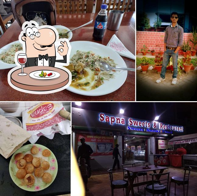 Food at New Sapna Sweets & Restaurant