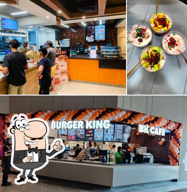 Burger King is distinguished by interior and dessert