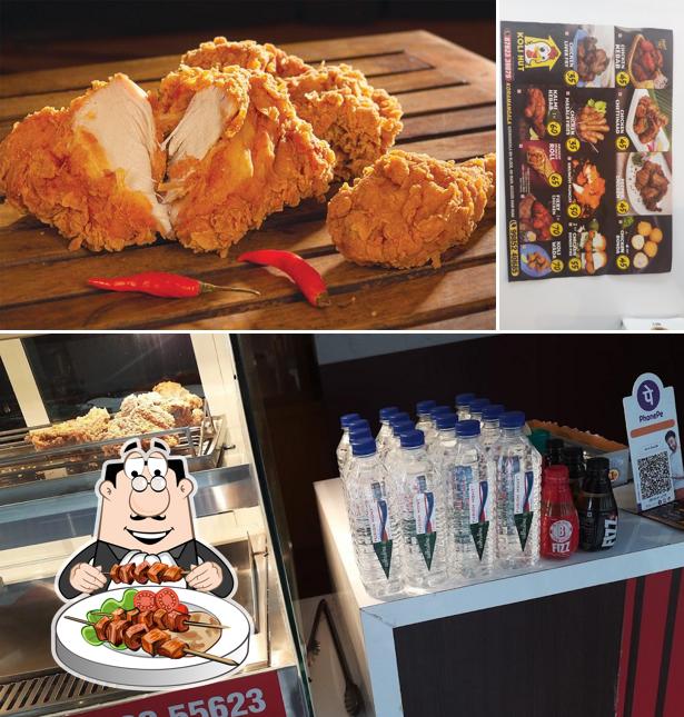 This is the photo displaying food and interior at Five Star chicken