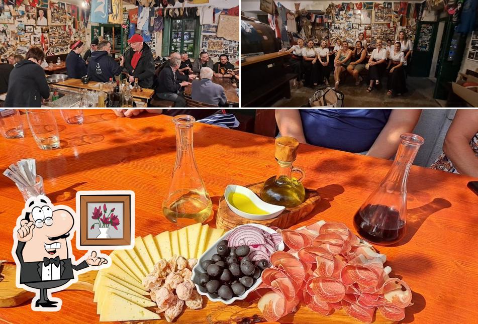 Gli interni di Mate Vino