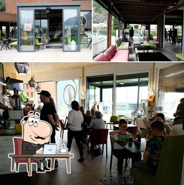 Gli interni di Gold Bar Riazzino