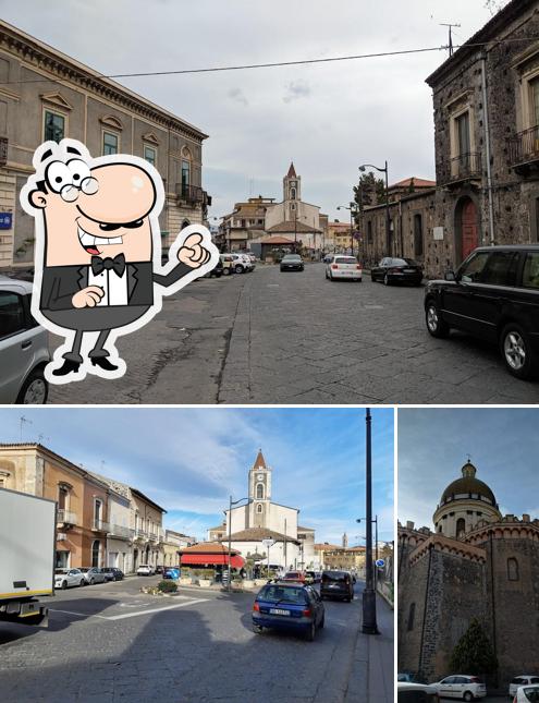 Puoi goderti l'aria fresca dal dehors di Antico Palazzo - Trattoria, Macelleria e Lounge Bar