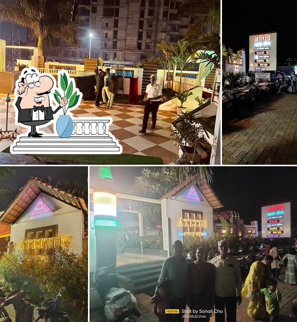 The exterior of Atithi Pure Veg