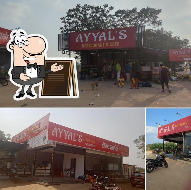 The exterior of Ayyal’s restaurant