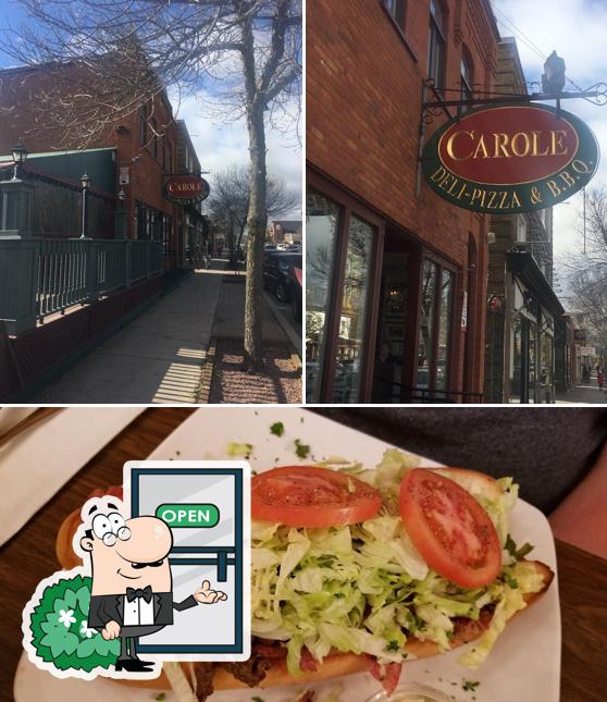 L’image de la extérieur et nourriture de Carole’s