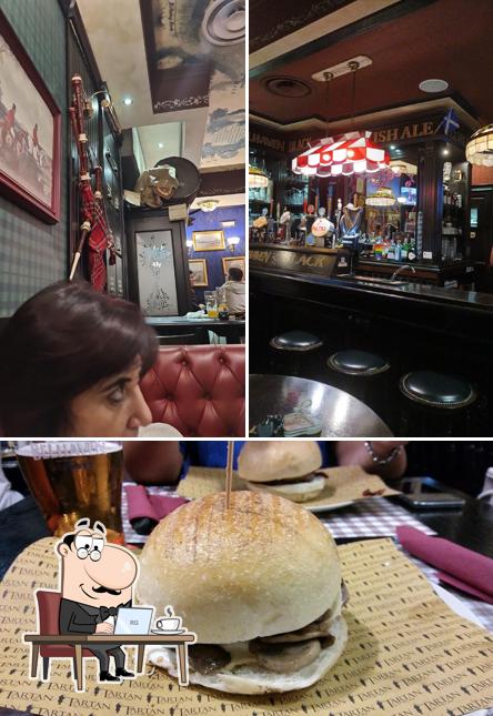 La foto di interni e cibo da Tartan Scottish Pub