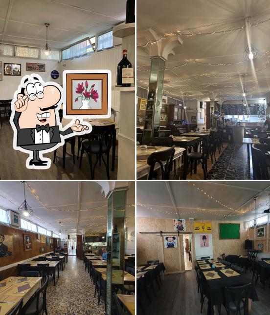 Gli interni di Trattoria Baria Delia