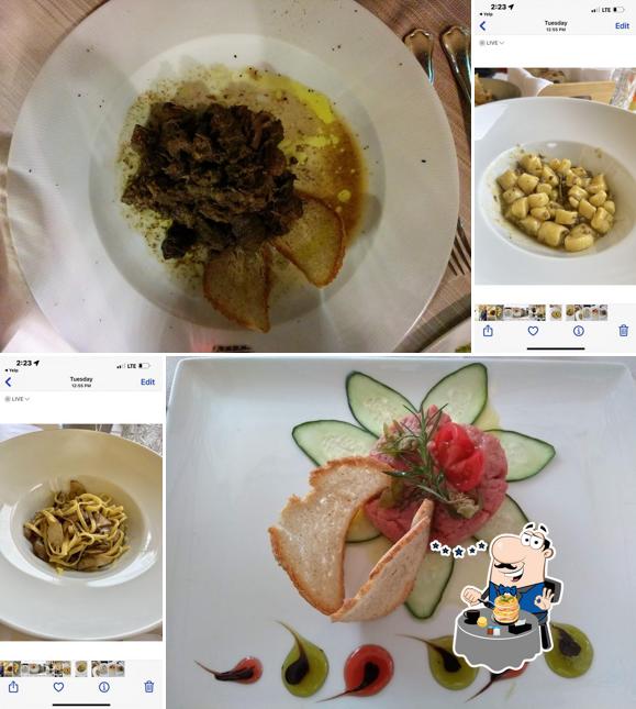 Cibo al Ristorante La Loggetta Cortona