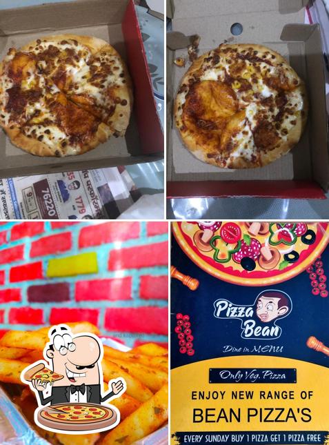 At Pizza bean, you can try pizza