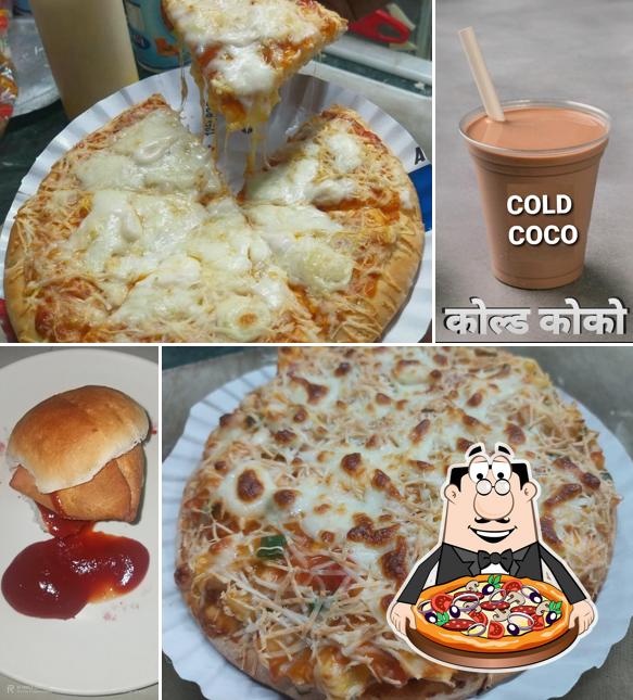 Try out pizza at Krishna snacks