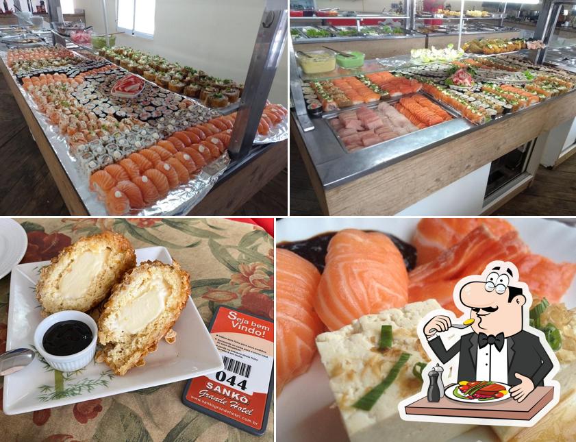 Platos en Restaurante Sanko Grande Hotel