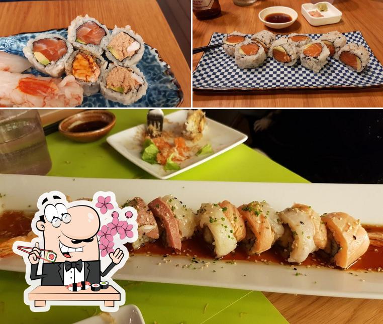 Ordina le varie opzioni di sushi