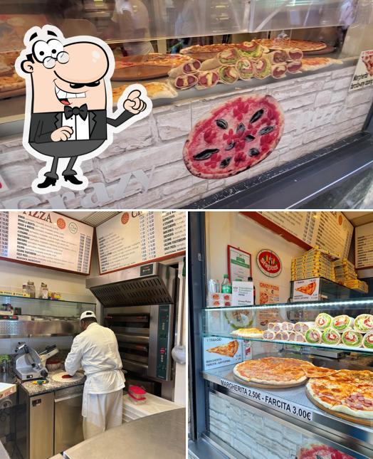 Dai un'occhiata agli interni di Crazy Pizza (halal pizza)