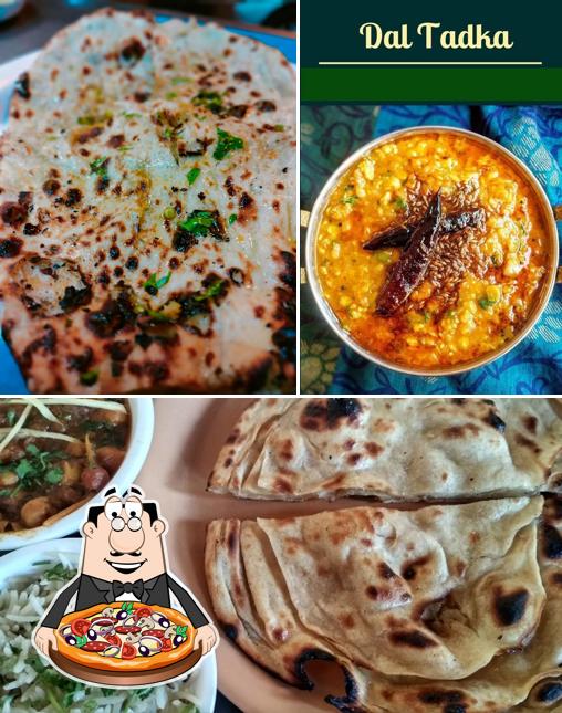 Try out pizza at Khana khazana