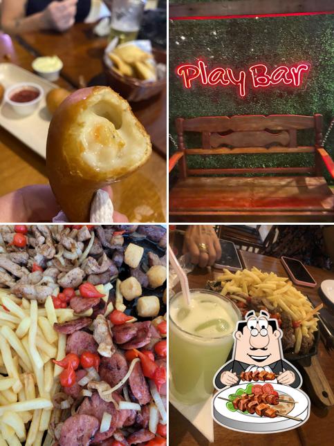 Comida em Play Bar