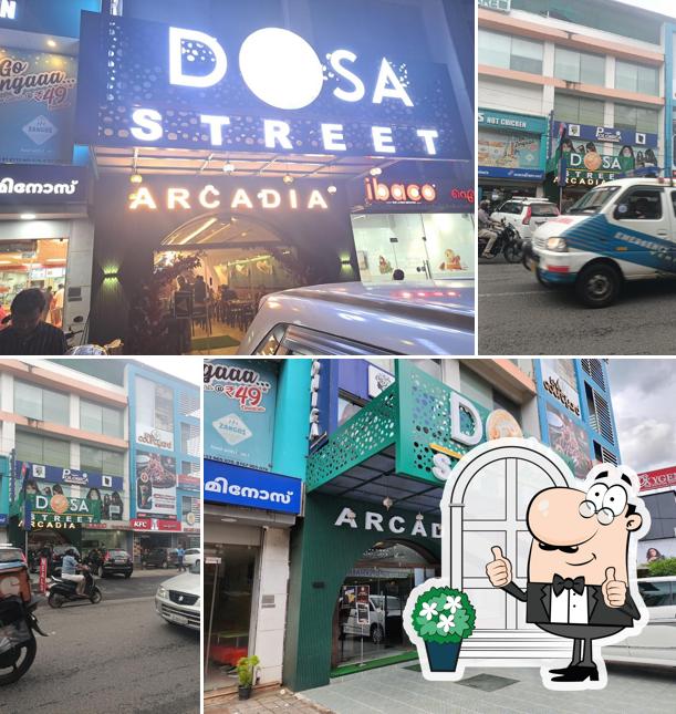 The exterior of Dosa Street by Arcadia