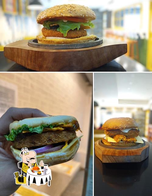 Food at The Gourmet Burger