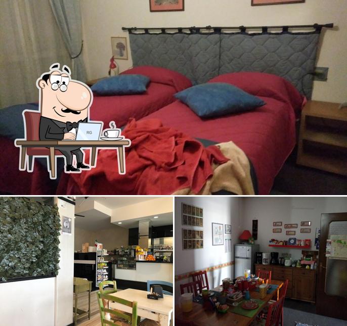 Gli interni di Bar La Rocca