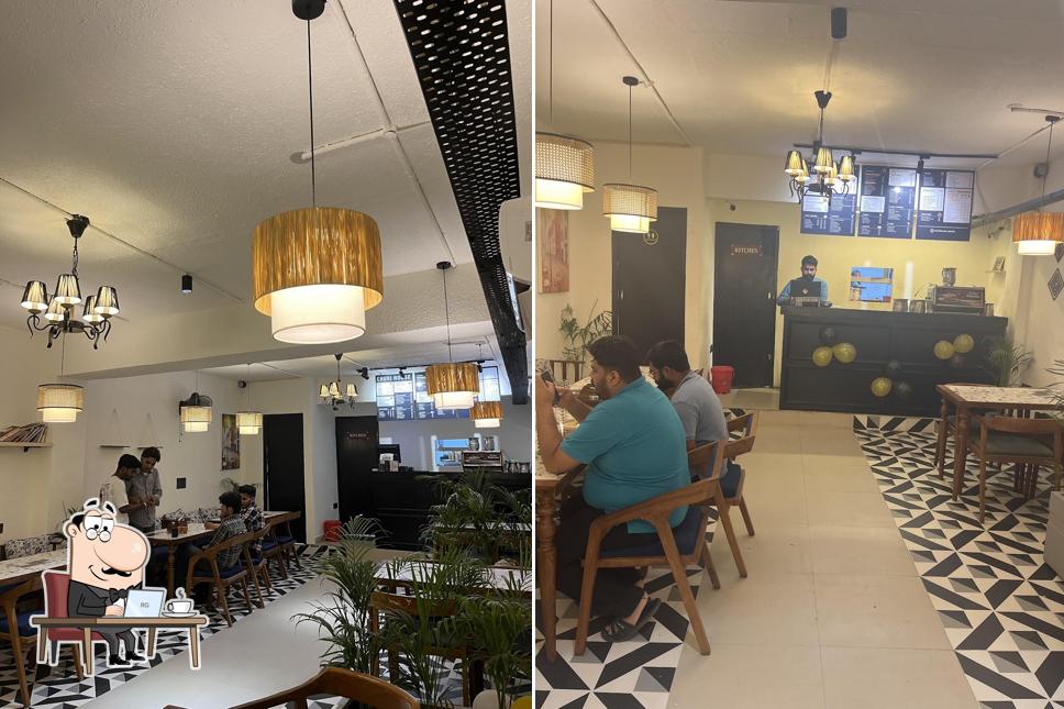 Take a seat at one of the tables at Churi House Batala