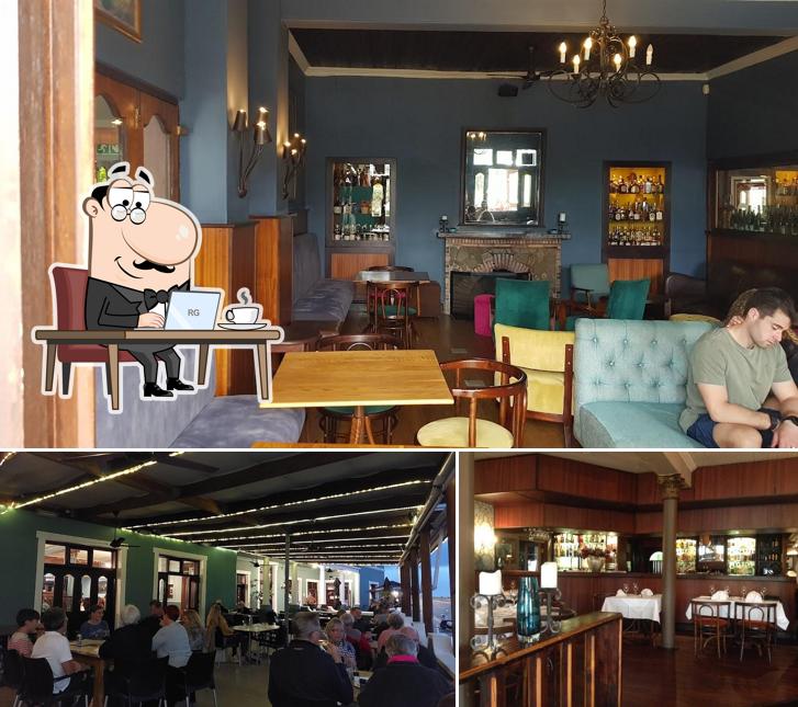 The interior of Chapmans Peak Restaurant