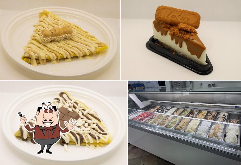 Platti al Gelateria Gentile
