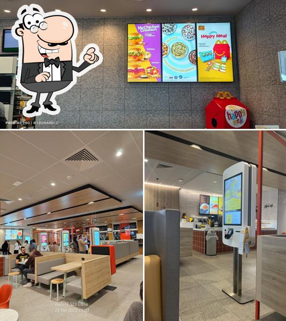 Gli interni di McDonald's - Santhià