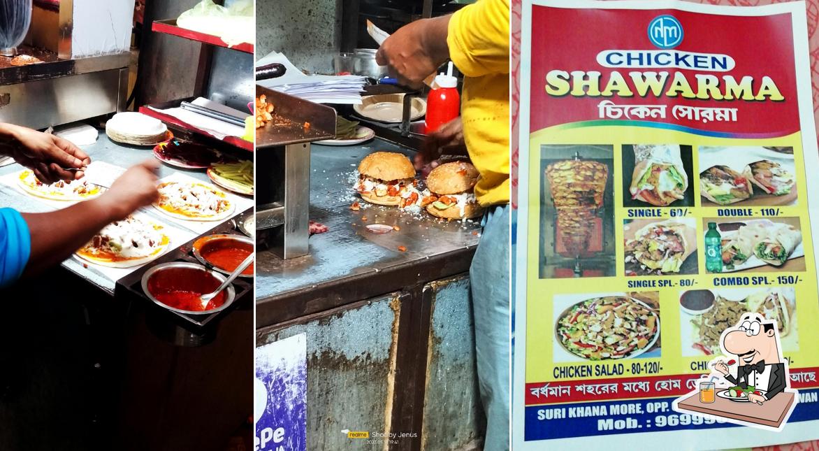 Food at Shawarma Rolls