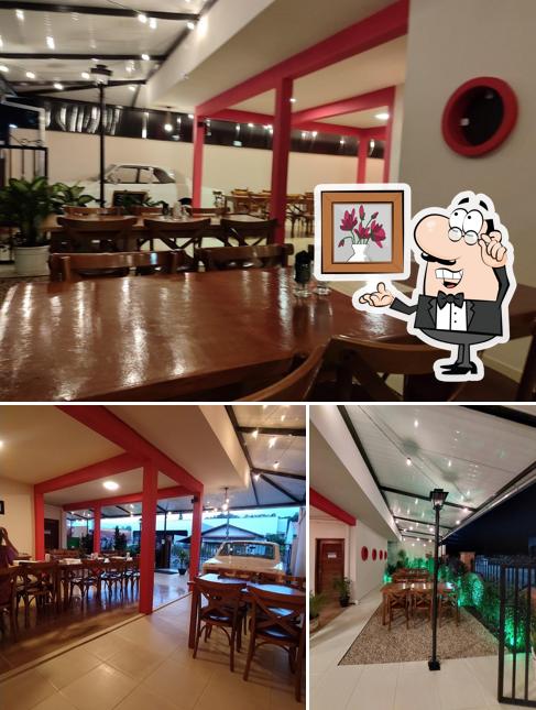 O interior do Focaccia Trattoria