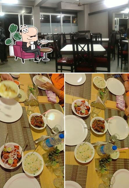 Take a seat at one of the tables at Viceroy Restaurant