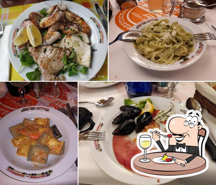 Platti al Trattoria del Camionista