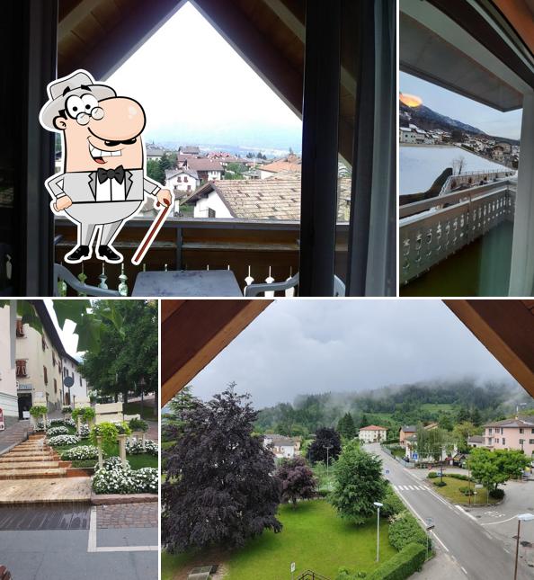 Goditi la vista dagli esterni di Hotel Dolomiti
