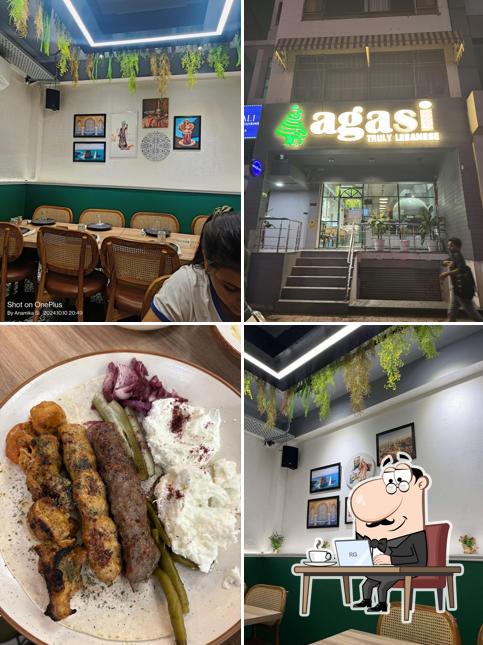 The interior of Agasi - Truly Lebanese