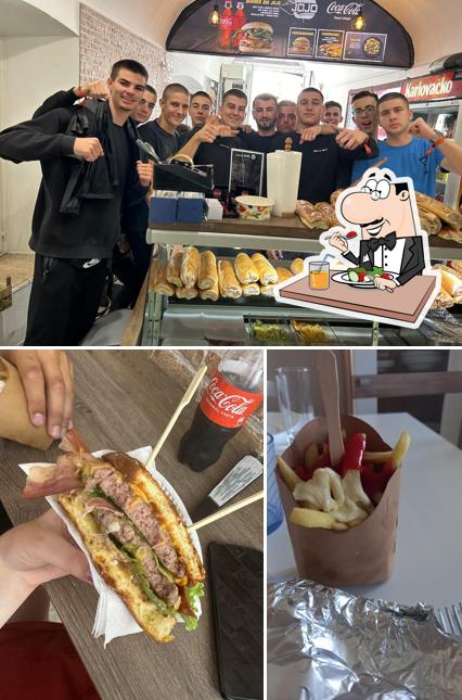 La foto della cibo e interni di Burger bar Jojo