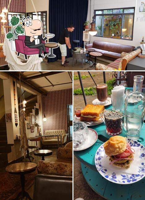 Veja imagens do interior do Marilda Café