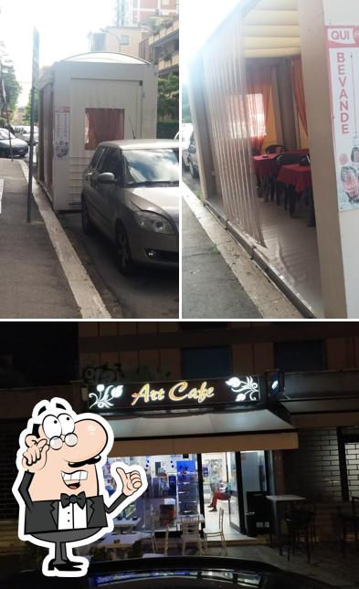 Gli interni di Art Cafè