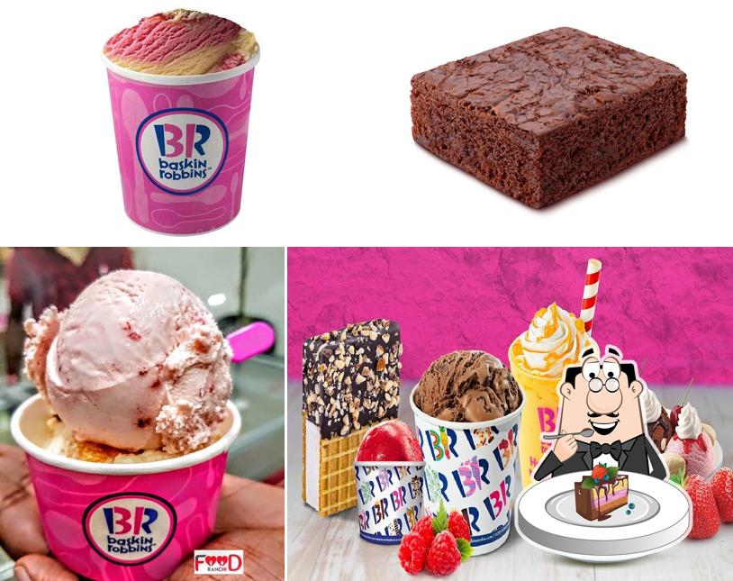 Chocolate cake at Baskin Robbins - Ice Cream Desserts