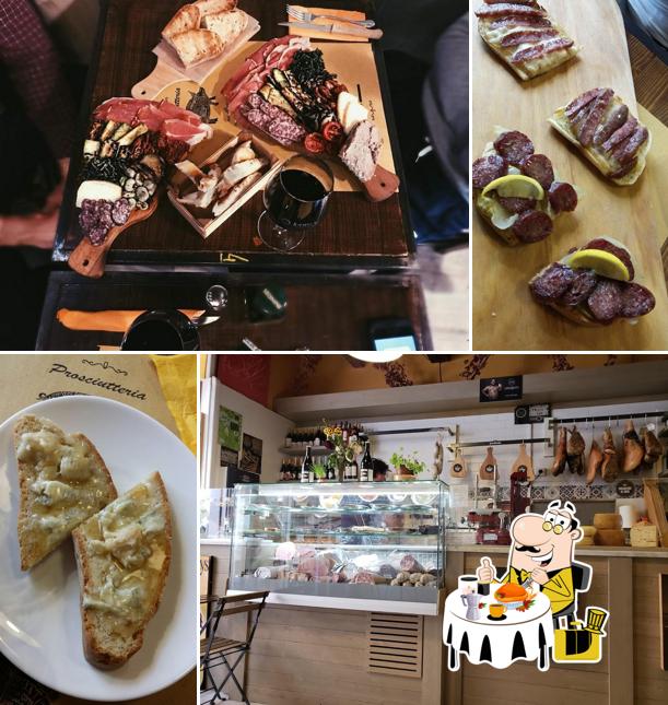 Cibo al Prosciutteria Del Corso