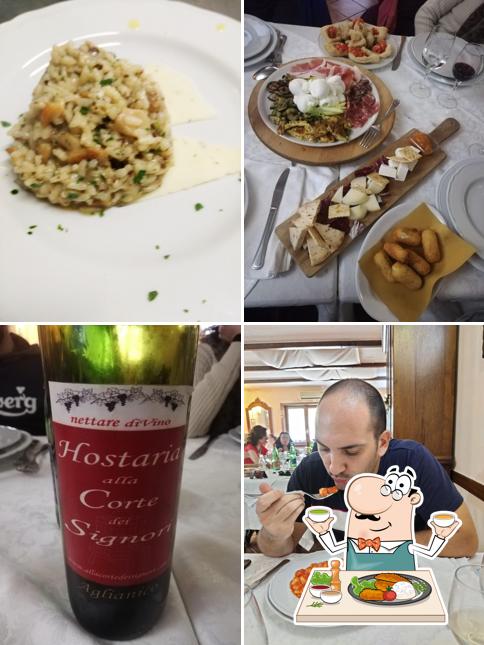 Platti al Hostaria alla Corte dei Signori