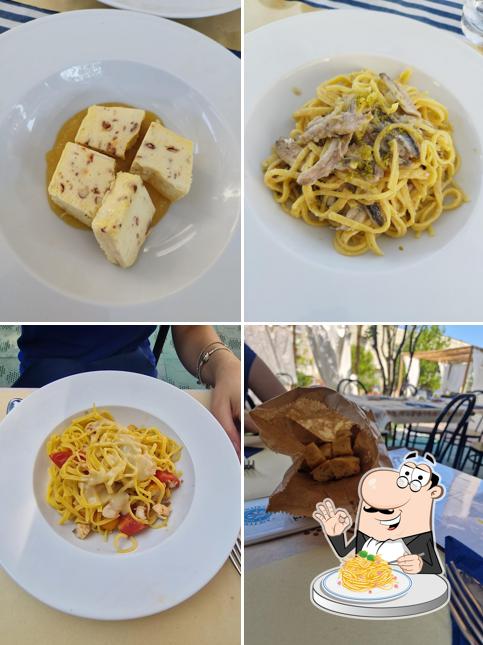 Spaghetti alla carbonara al Ristorante Didattico "La Scuola di Cesenatico"