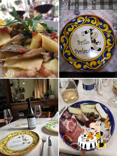 Cibo al il brillo parlante