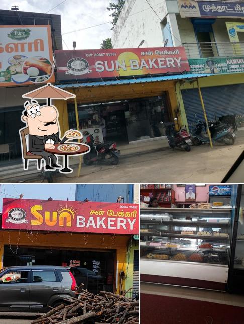 The exterior of Sun Bakery