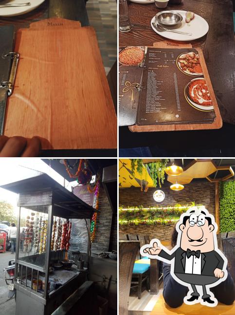 The interior of Aap Kaa Ahaar Restaurant